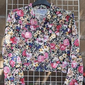 Floral Jean Jacket